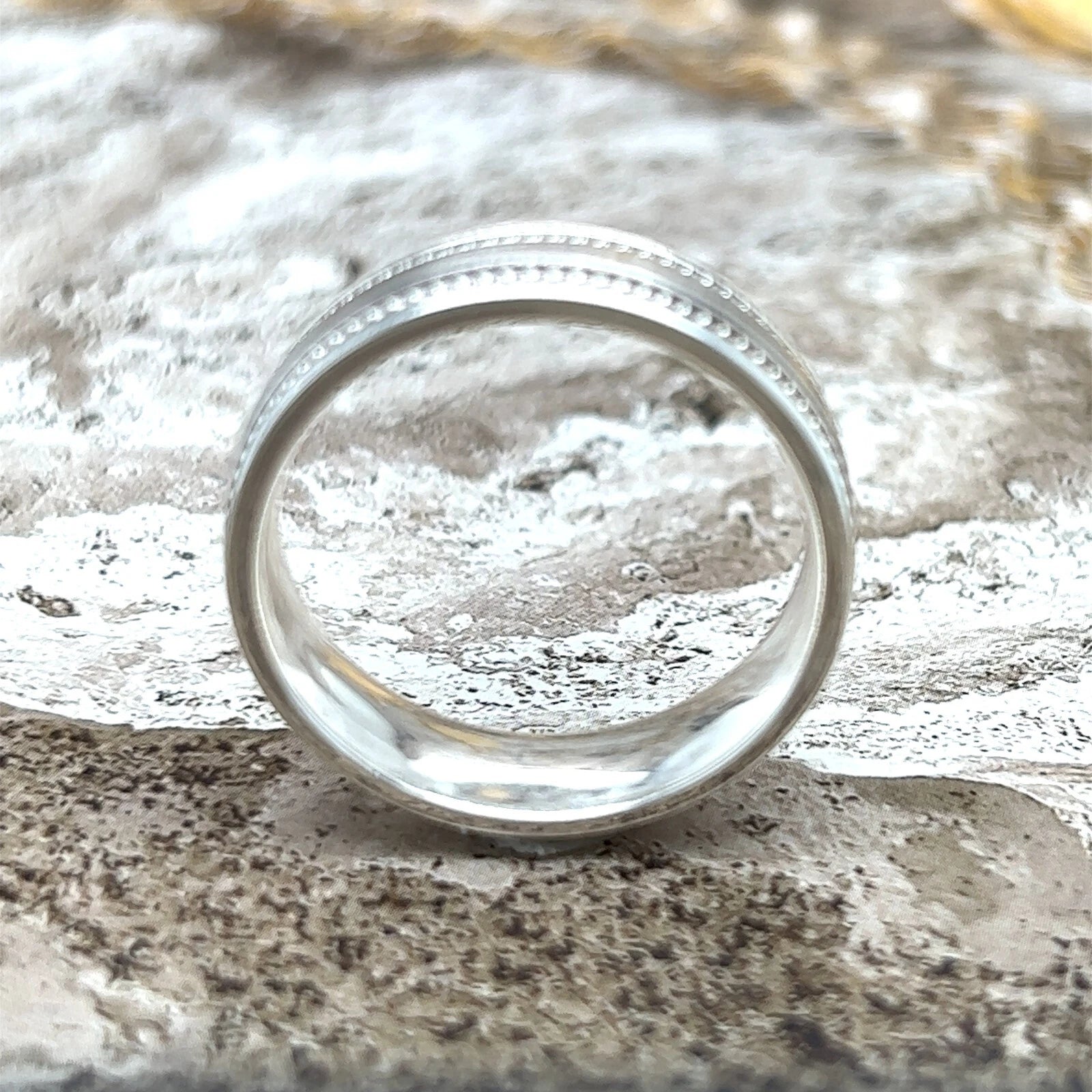 Men's Sterling Silver Wedding Band