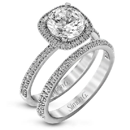 Simon G. Diamond Bridal Wedding Set MR1840-8